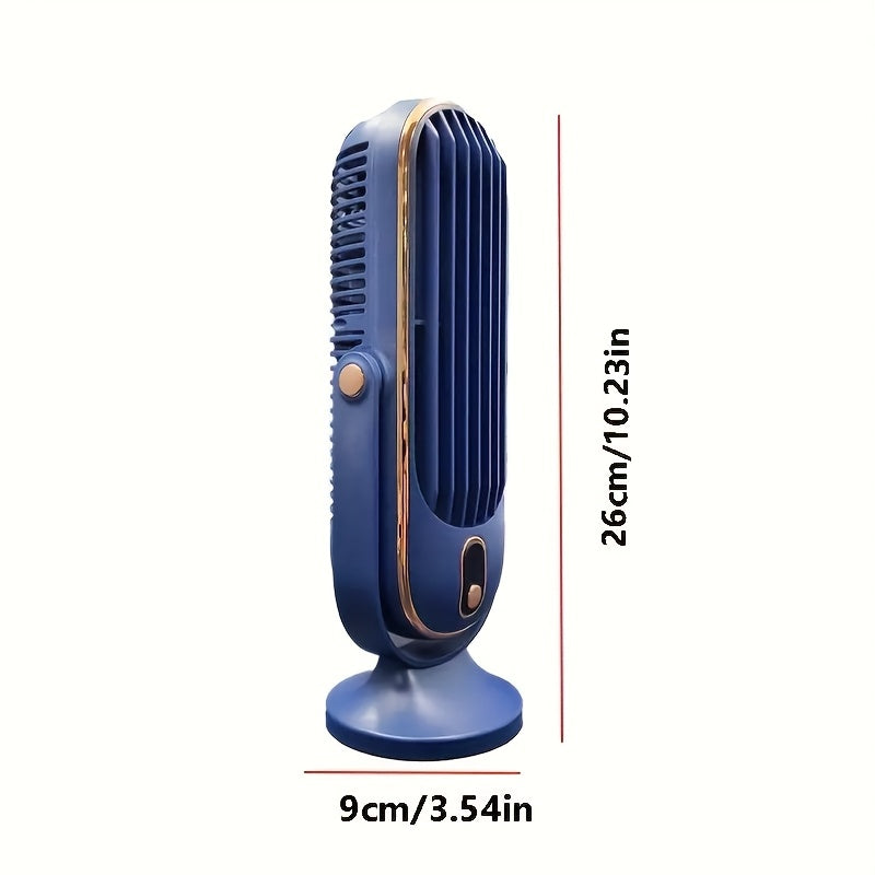 Buy Product 1: Portable Desktop Fan with Large Battery Dual Motors, Household Small Air Circulation Fan, 5-Speed 720° Surrounding Blower for Office, Travel, Camping, Outdoor RV. Perfect as a Portable USB Fan Gift for Thanksgiving, Halloween, Christmas.