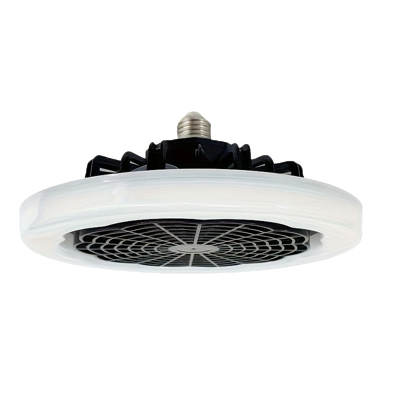 A remote-controlled E27 fan light that's simple to use, with strong airflow and minimal noise. Can function as just a fan when the light is off. Features adjustable smart LED technology, making it the ideal sleep companion for bedrooms, living rooms