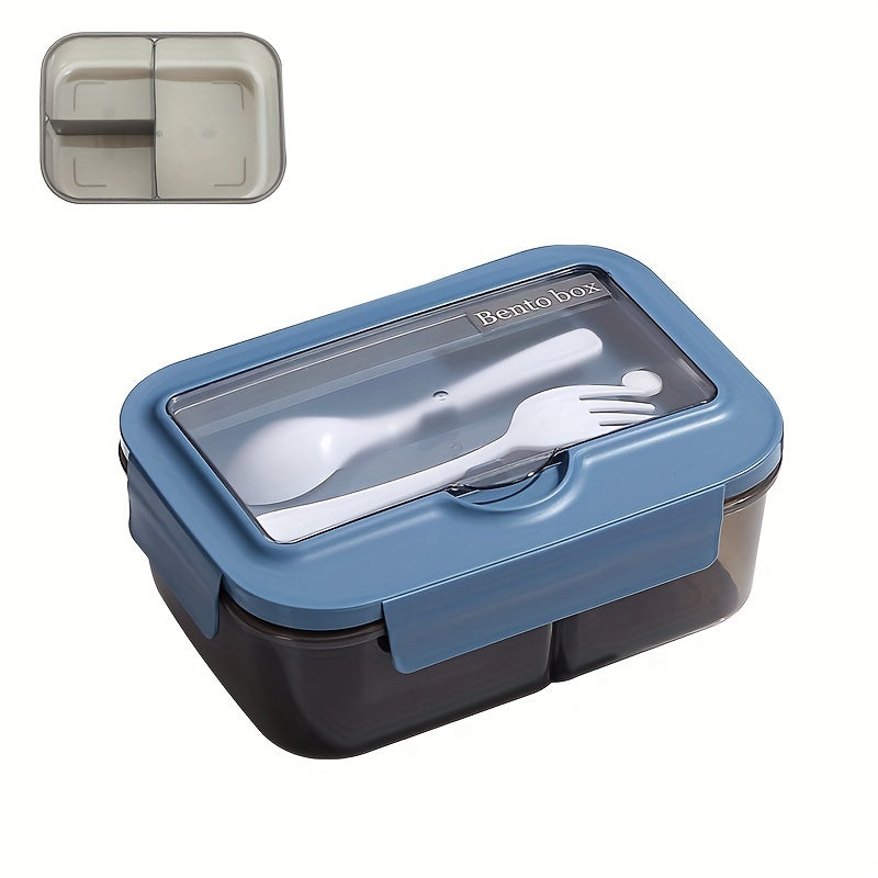 Fresh-keeping Leak-proof Double-layer Lunch Box, Large Capacity, Microwave Safe, Portable Meal Box for Work or School, Nutritional Sub-packaging - Say Goodbye to Fast Food with this 1-piece set.