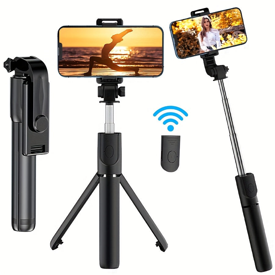 Wireless Selfie Stick with Tripod and Remote Control