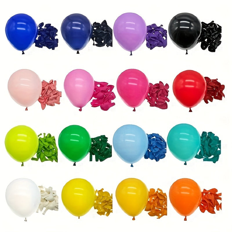 51 colorful latex balloons for weddings, birthdays, anniversaries, graduations, holidays, and celebrations. Perfect for indoor parties.