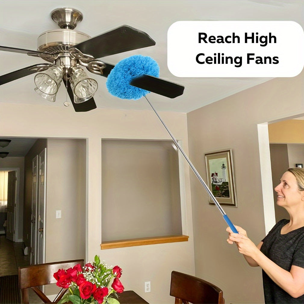 Multi-purpose small fan brush for dusting and cleaning - Ideal for ceiling fans, cars, and household furniture