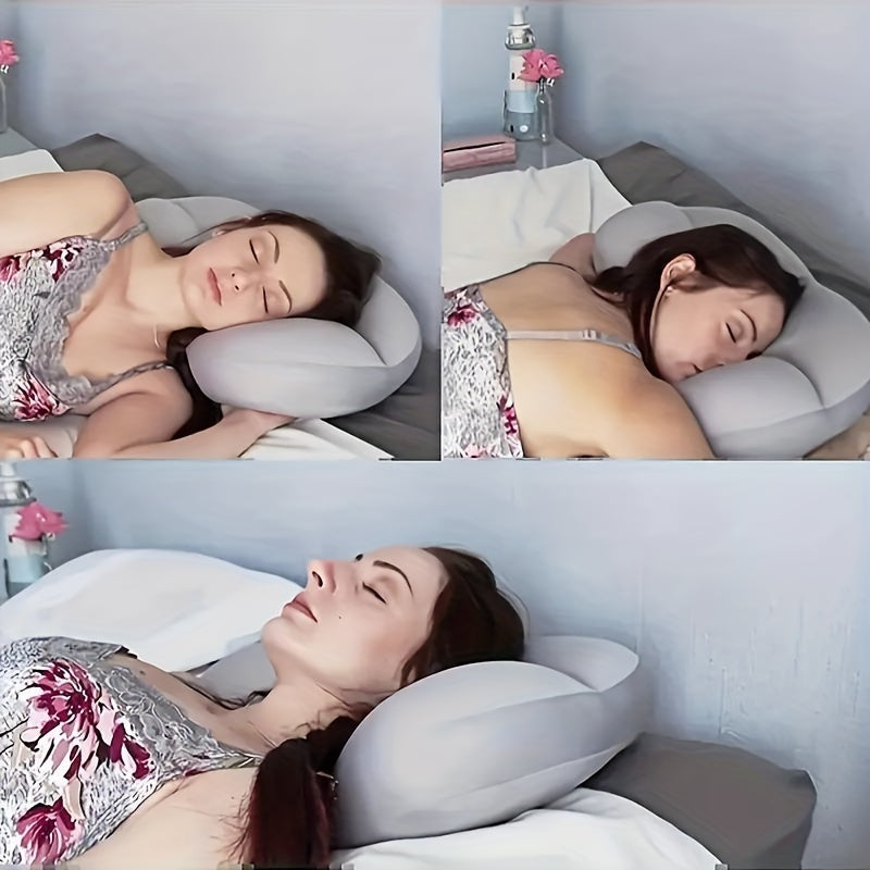 Soft Foam Bed Pillow for Pregnant Mommy - All-round Sleeping Pillow with 3D Ergonomic Egg Shape