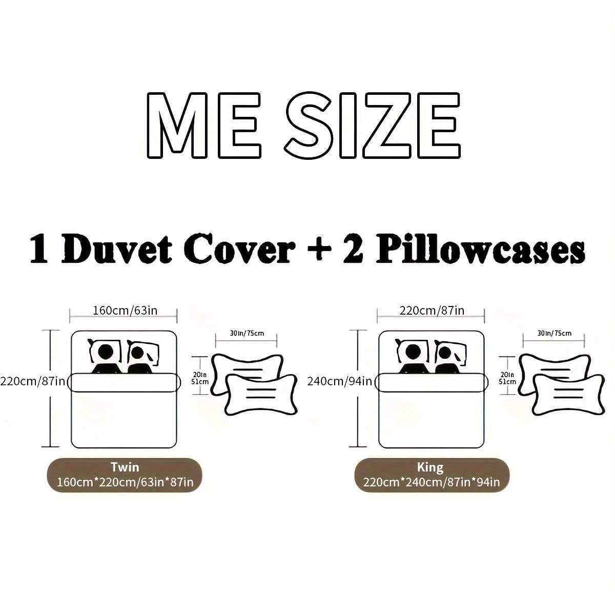 Set of 3 Duvet Covers with Floral Bird Print, Soft and Breathable Bedding Set for Bedroom or Guest Room. Includes 1 Duvet Cover and 2 Pillowcases (Does not include core).