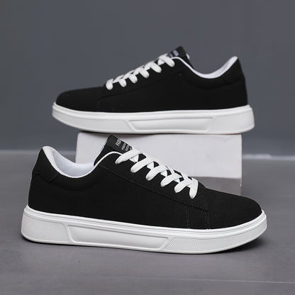 Men's Low Top Lace Up Skate Shoes - Non Slip, Durable, Casual Sneakers for Outdoor Activities