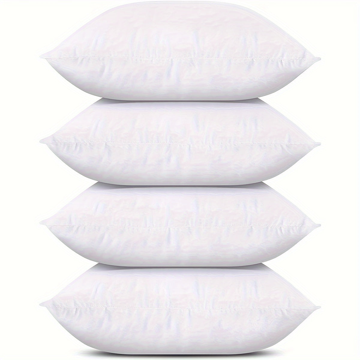 Bedding throw pillow insert in white, 50.8x50.8 cm, for various living spaces.