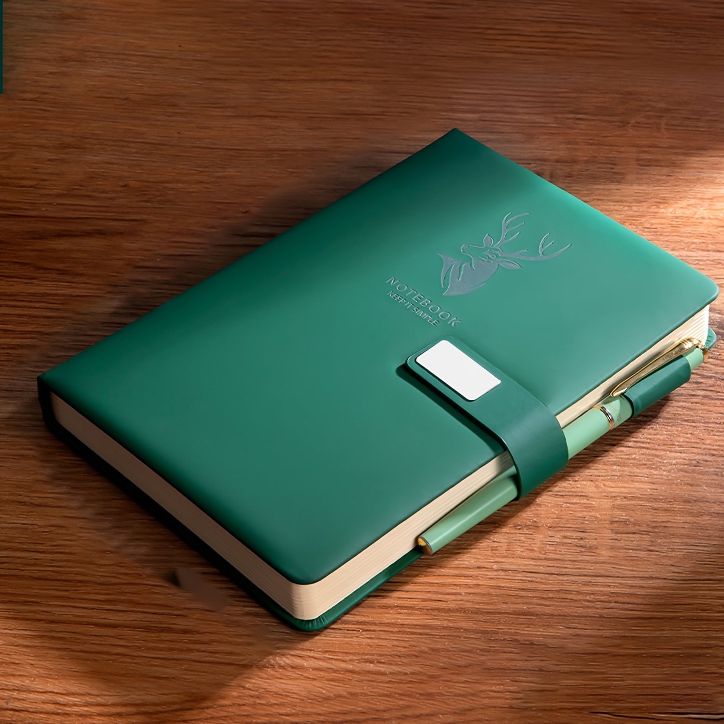 A5 journal with magnetic closure, 160 pages. Ideal for students and office use. Great for senior student diaries and office records. Made of premium faux leather.