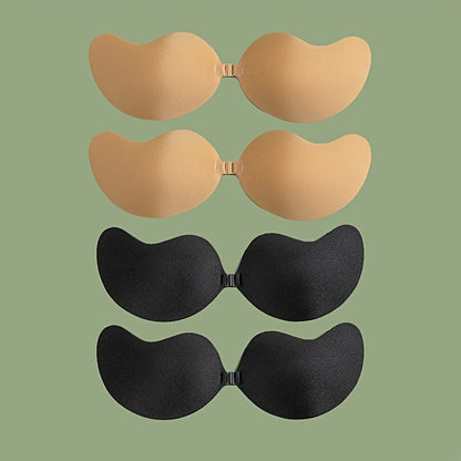 Silicone nipple covers: invisible adhesive push-up pasties for women's lingerie.