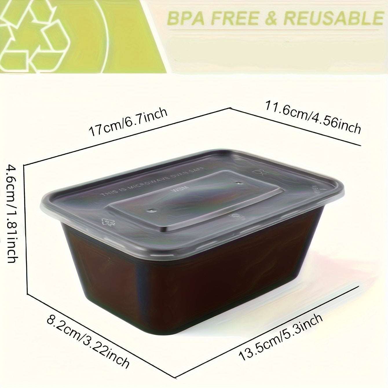 A set of 30 disposable food containers with lids, ideal for meal prep and kitchen storage. Perfect for commercial lunch boxes, picnic or restaurant takeaway. Great for stocking up on kitchen supplies and back-to-school needs.