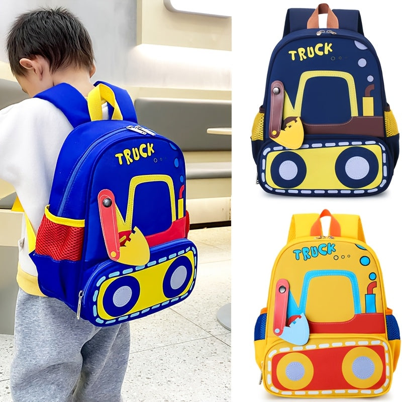 Children's adorable cartoon backpack - Lightweight, waterproof, and stain-resistant with adjustable straps for preschool and kindergarten. ideal for boys and girls aged 6.