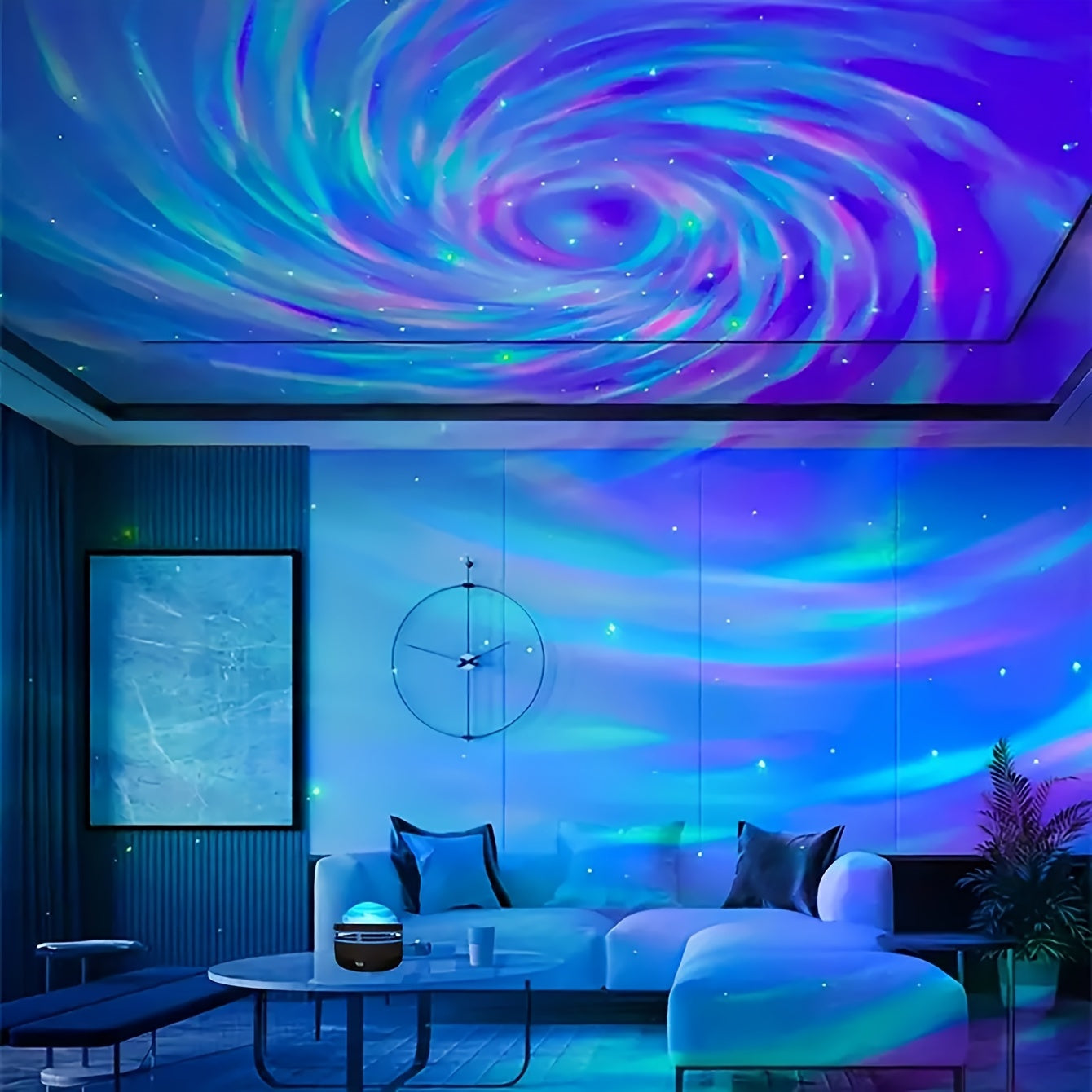 Transform your space with the enchanting Magical Starry Sky LED Projector. Perfect for creating an ambient bedroom decor, setting a romantic mood for Valentine's Day, adding a festive touch to your Christmas decorations, enhancing the atmosphere at a