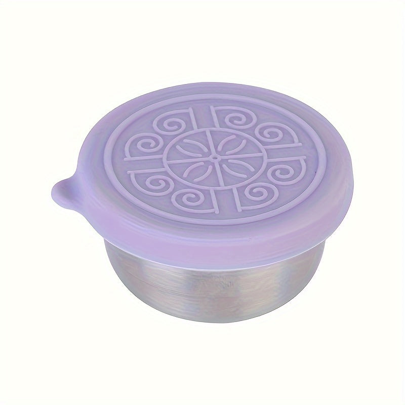 Stainless steel 1.6 oz salad dressing container with leak-proof lid for lunches, picnics, and travel.