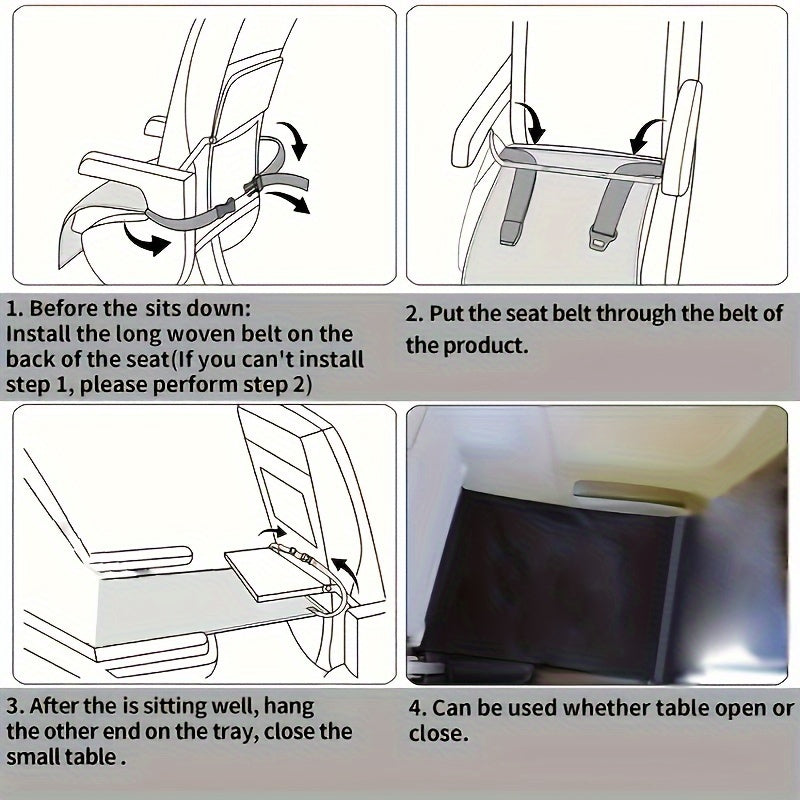 Portable Airplane Footrest for Comfortable Travel, Foot Hammock Extender for Airplane Seats, Perfect Gift for Christmas or Thanksgiving