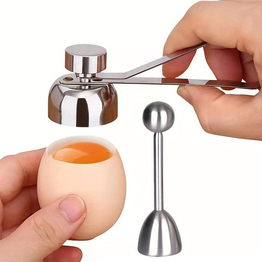 Stainless Steel Glutinous Rice Egg Opener with 304 Stainless Steel Material, Household Egg Shell Opener, Egg Shell Separator, and Egg Cutter - 1 piece