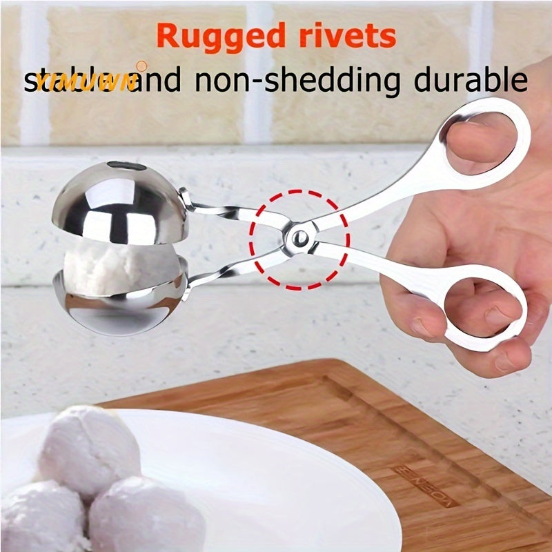 Making homemade meatballs and fish balls is easy and healthy with this stainless steel kitchen accessory - the perfect solution for your cooking needs.