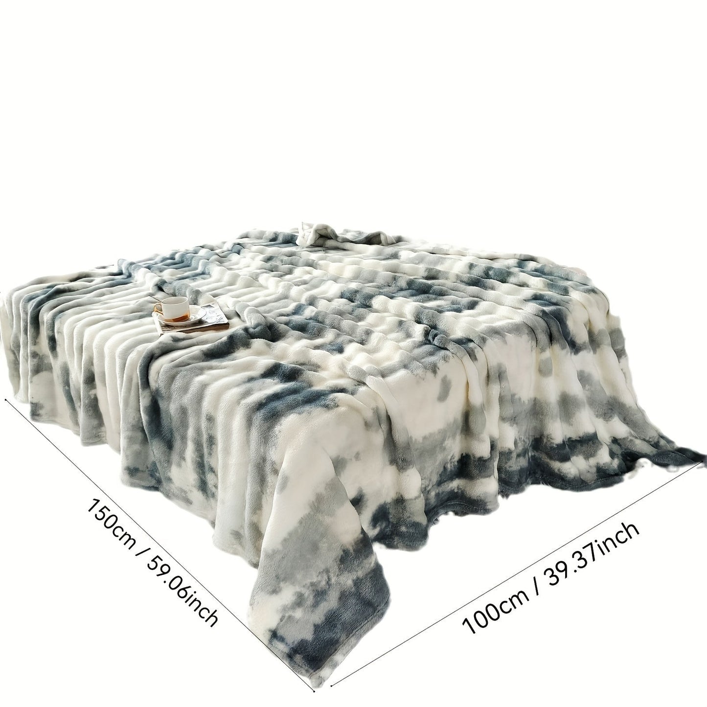 [Top Pick] Snuggly Fleece Throw Blanket - Luxuriously Soft, Cozy, and Fluffy for Relaxing on the Couch, Bed, or On-the-Go - Perfect Present in Coffee, Charcoal Gray, Cream, Blue, or Burgundy