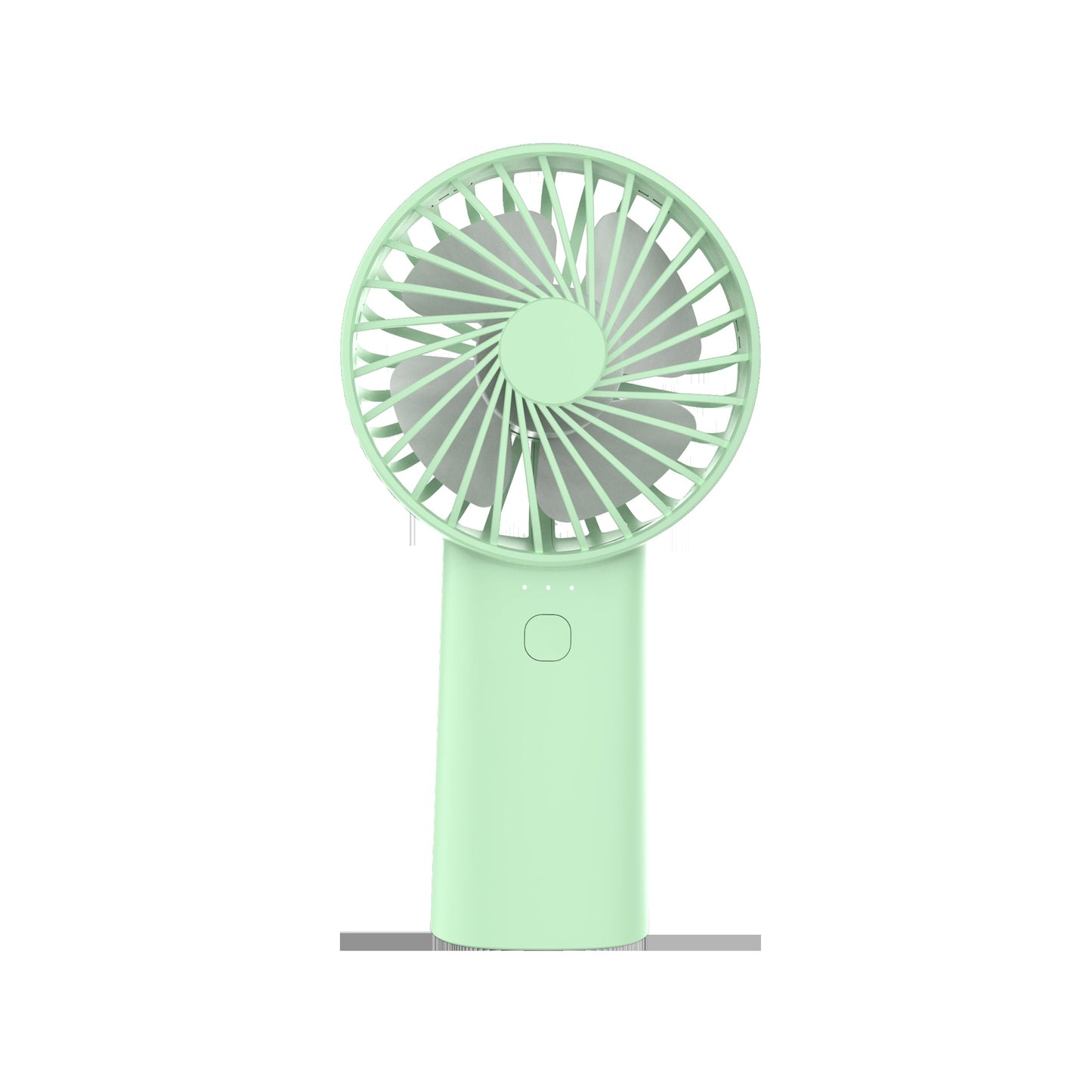 Compact USB Rechargeable Handheld Fan, Powerful Personal Cooling Device, Durable ABS Material, Features 1500mAh Lithium Battery, Easy One-Click Control, Hands-Free Cordless Design for Use Anywhere, Anytime. Perfect for Indoor and Outdoor Activities.