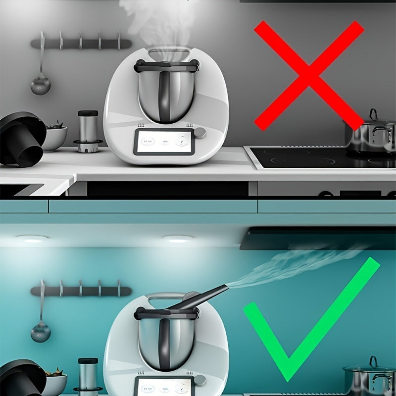 Thermomix Bug'ni O'tkazuvchi Aksessuar - 1 dona, TM5 va TM6 modellari uchun mos, Bug'ni xavfsiz ravishda yo'naltiradi, Oziq-ovqat bilan aloqa qilmaydigan materiallar, Qizitishdan saqlaydi