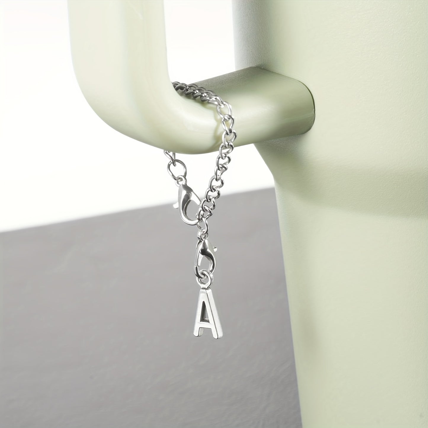 1-pc letter charm accessory for tumblers and water bottles.