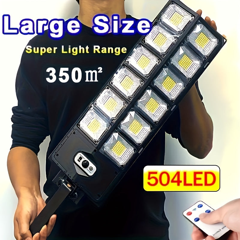 Ultra Bright LED Solar Wall Light with Motion Sensor, 3 Lighting Modes, Remote Control. Perfect for Outdoor Lighting in Garden, Courtyard, and Pathway. Security Lighting. Solar Powered