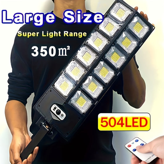 Ultra Bright LED Solar Wall Light with Motion Sensor, 3 Lighting Modes, Remote Control. Perfect for Outdoor Lighting in Garden, Courtyard, and Pathway. Security Lighting. Solar Powered