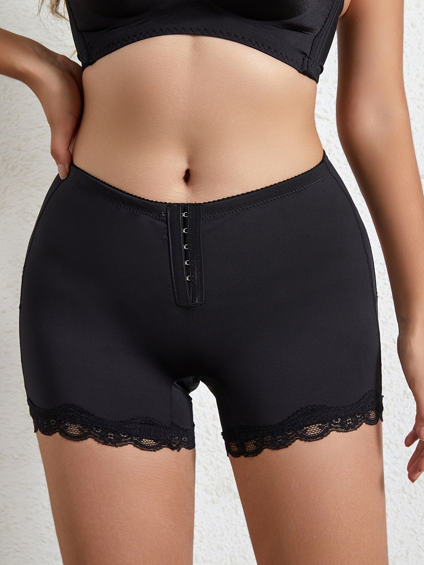 Enhance derriere shape with natural look using Butt Lifter Boyshorts Panties, front-closing, seamless lingerie for women.