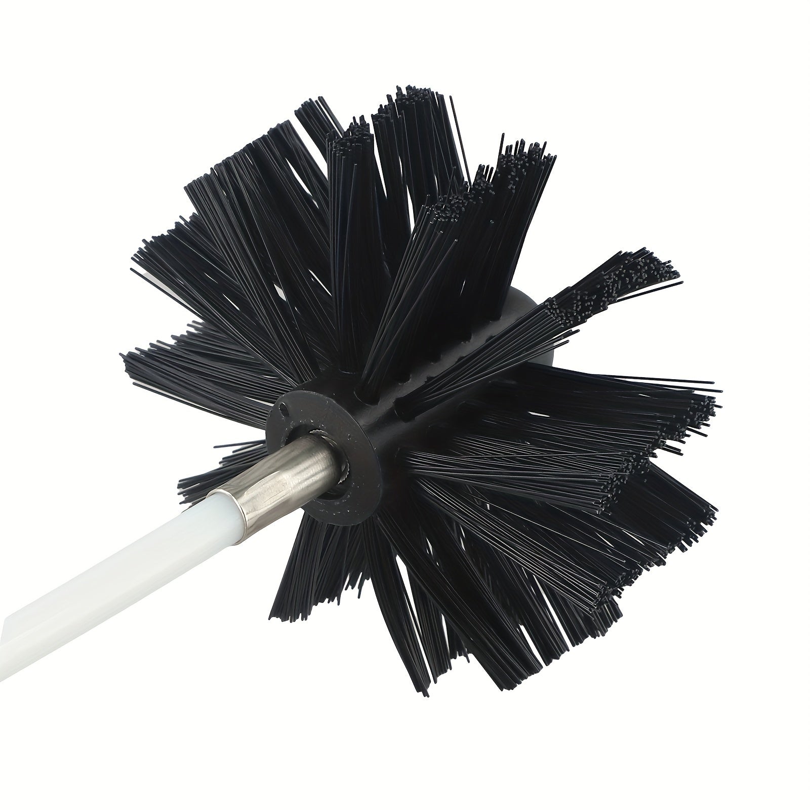 Winter holiday essentials: Chimney cleaning brush with bristles for dryer ducts, measuring 600*10mm, complete with 2 rods and 1 brush.