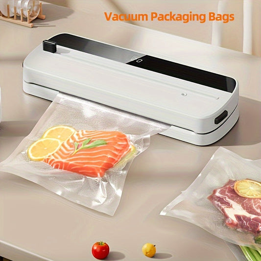 Pack of 50 Freezer Bags, Vacuum-Sealed Storage Bags for Food, Ideal for Vacuum Storage, Meal Prep, Sous Vide, and Preserving Cooked Food. Perfect for Sealing Plastic Bags in the Kitchen.