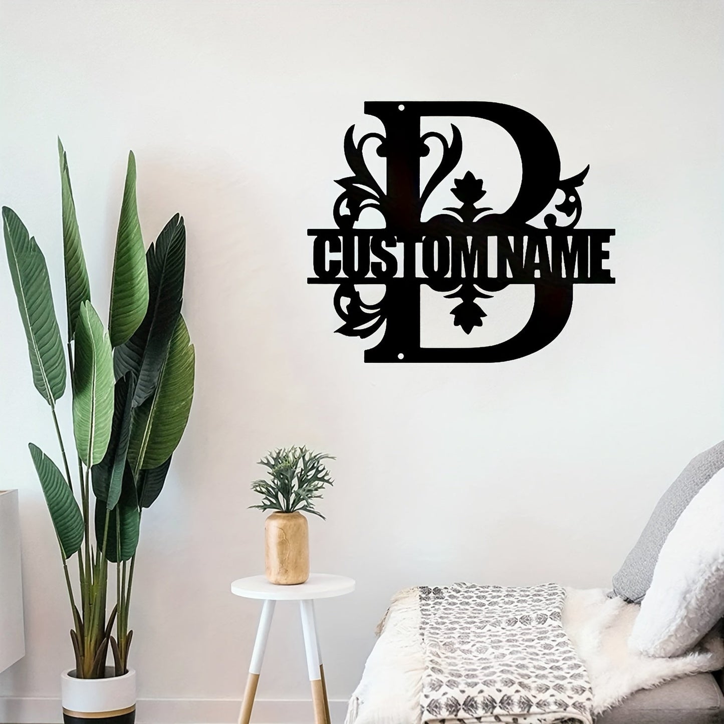 Personalized Metal Family Name Wall Decor with Customized Iron Split Letter Monogram Sign - Custom Name Welcome Sign for Home or Wedding Gift - Ideal for individuals aged 14 and above