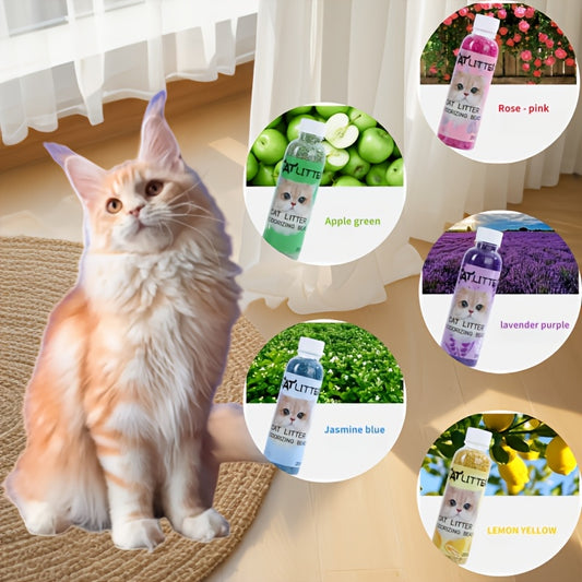 Plant-based odor eliminator and urine neutralizer for cats, safe and natural.