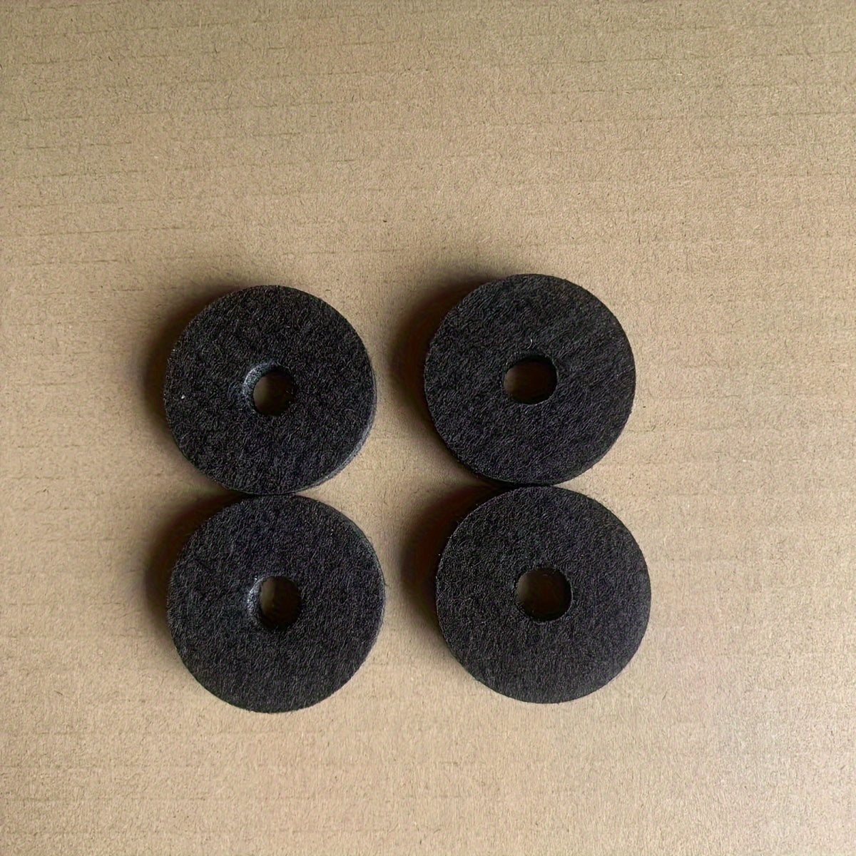 Set of 10 cymbal protection felt sponge pads for drum accessories