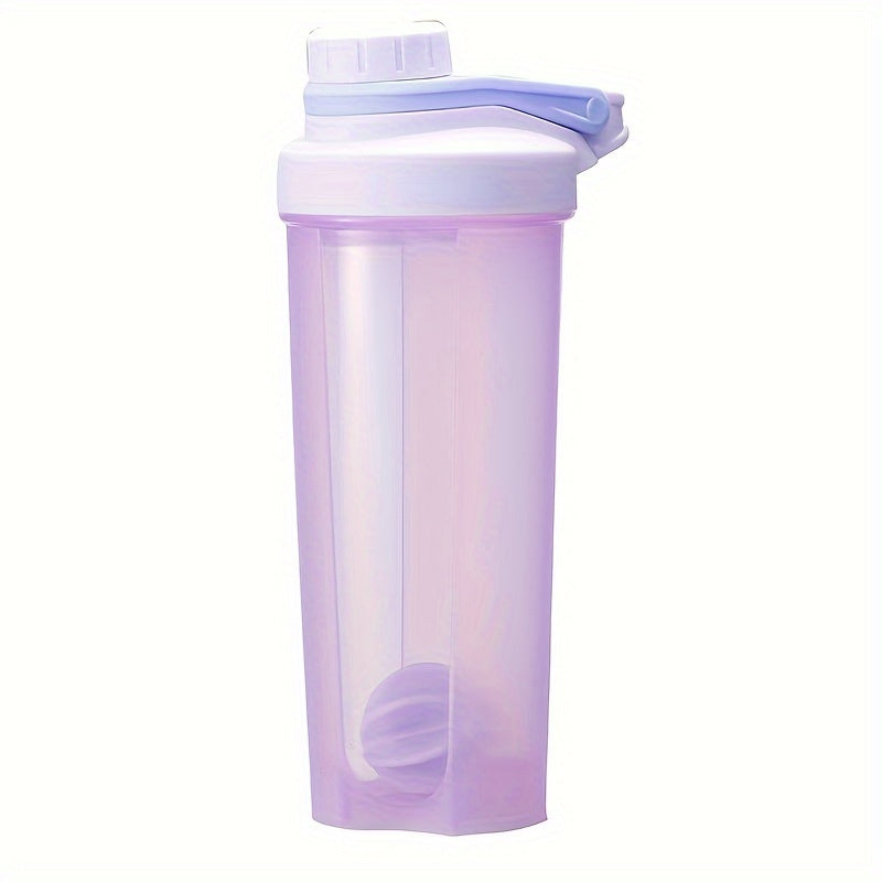 Leak proof protein shaker bottle, 700ml/24oz capacity, BPA free, portable, easy to clean, ideal for gym, fitness, and sports.