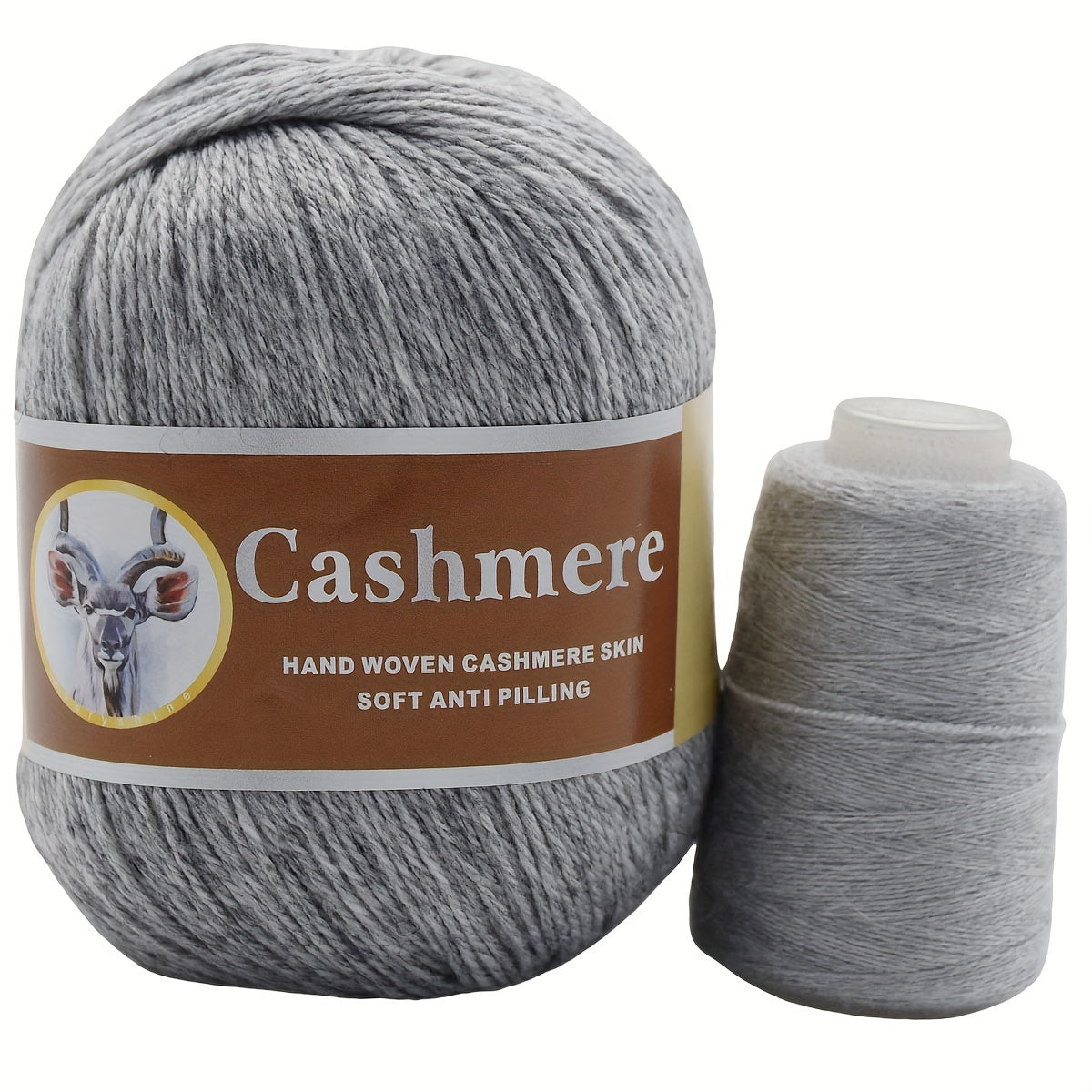 5 hand-woven cashmere blend yarns, 70% pure cashmere, 320m/350yd each in large (50g) & small (20g) skeins. Soft, anti-pilling for crochet & knitting. Ideal for scarves, sweaters, shawls in