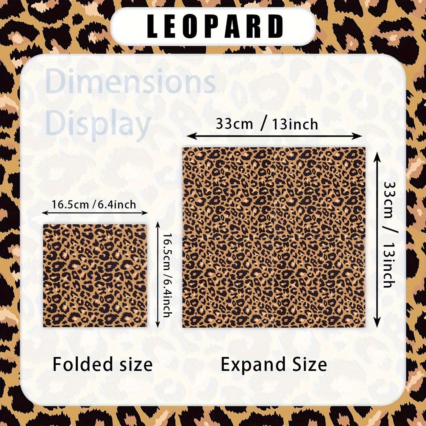 Set the Scene with Leopard Print Party Napkins: Disposable, Paper, Luncheon Napkins for an Animal-Themed Celebration