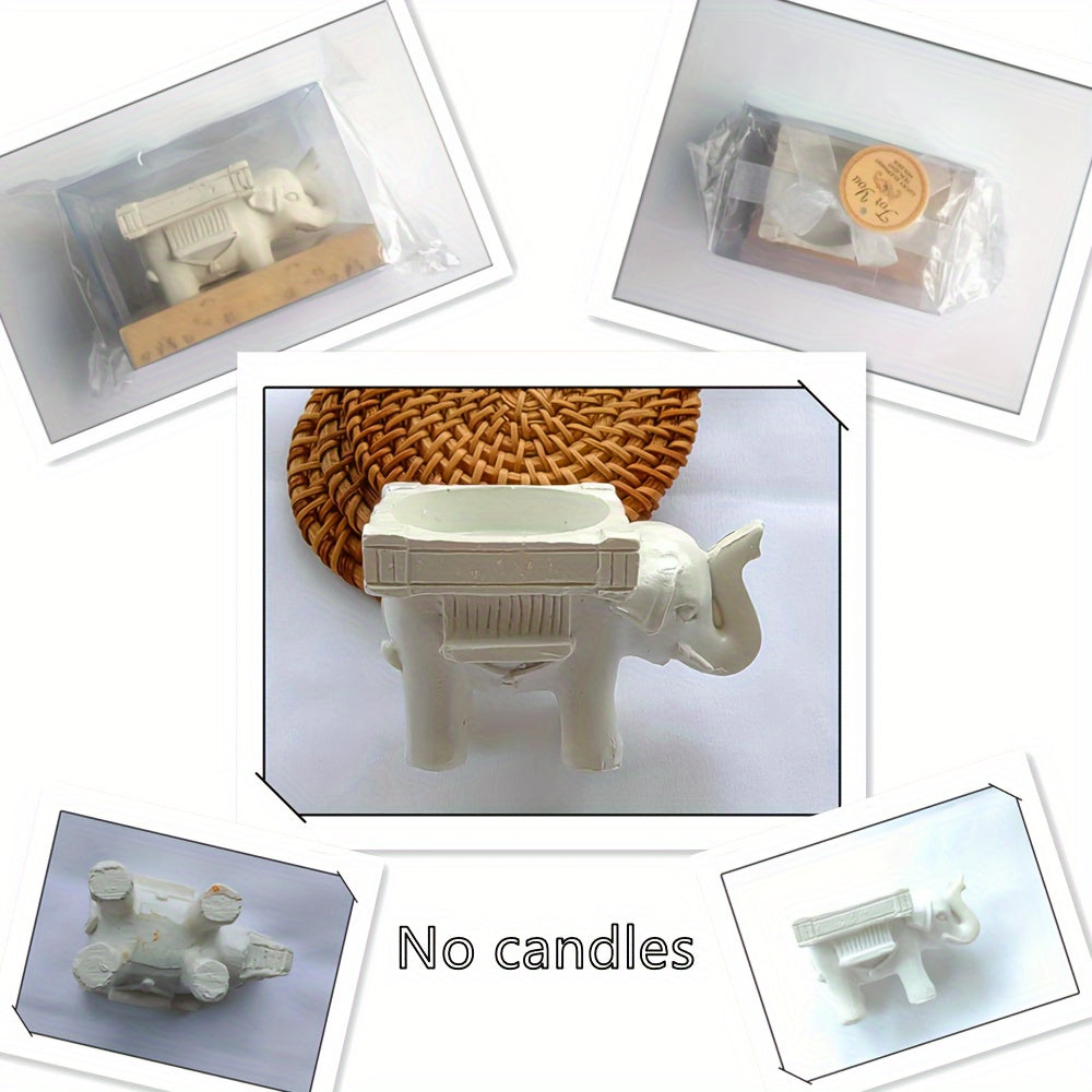 Elephant Design Tealight Candle Holder for Birthday and Home Decoration - 1 Piece