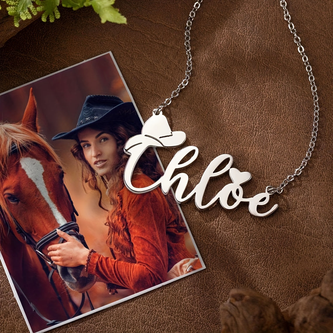 Personalized Stainless Steel Western Cowboy Hat Necklace - Perfect for the Adventurous Spirit, Great for Vacations and Sports, Ideal Gift for Loved Ones, Suitable for Daily Wear and Special Events, Perfect for Valentine's Day and Boys.