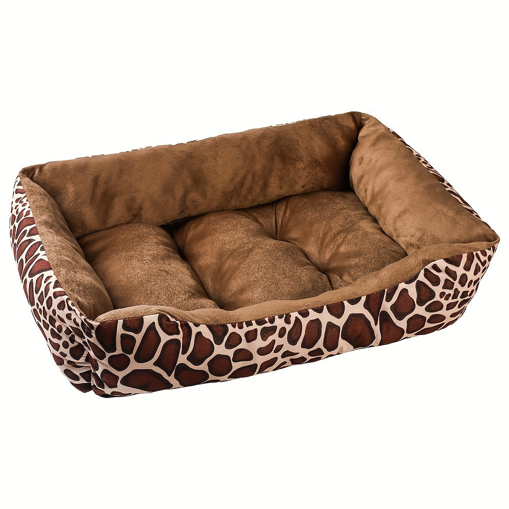 Cozy pet bed sofa for large and medium dogs, providing soft cushion for naps and restful sleep.