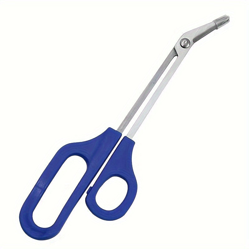 Ergonomic toenail clippers with long handles for precise trimming of thick nails.