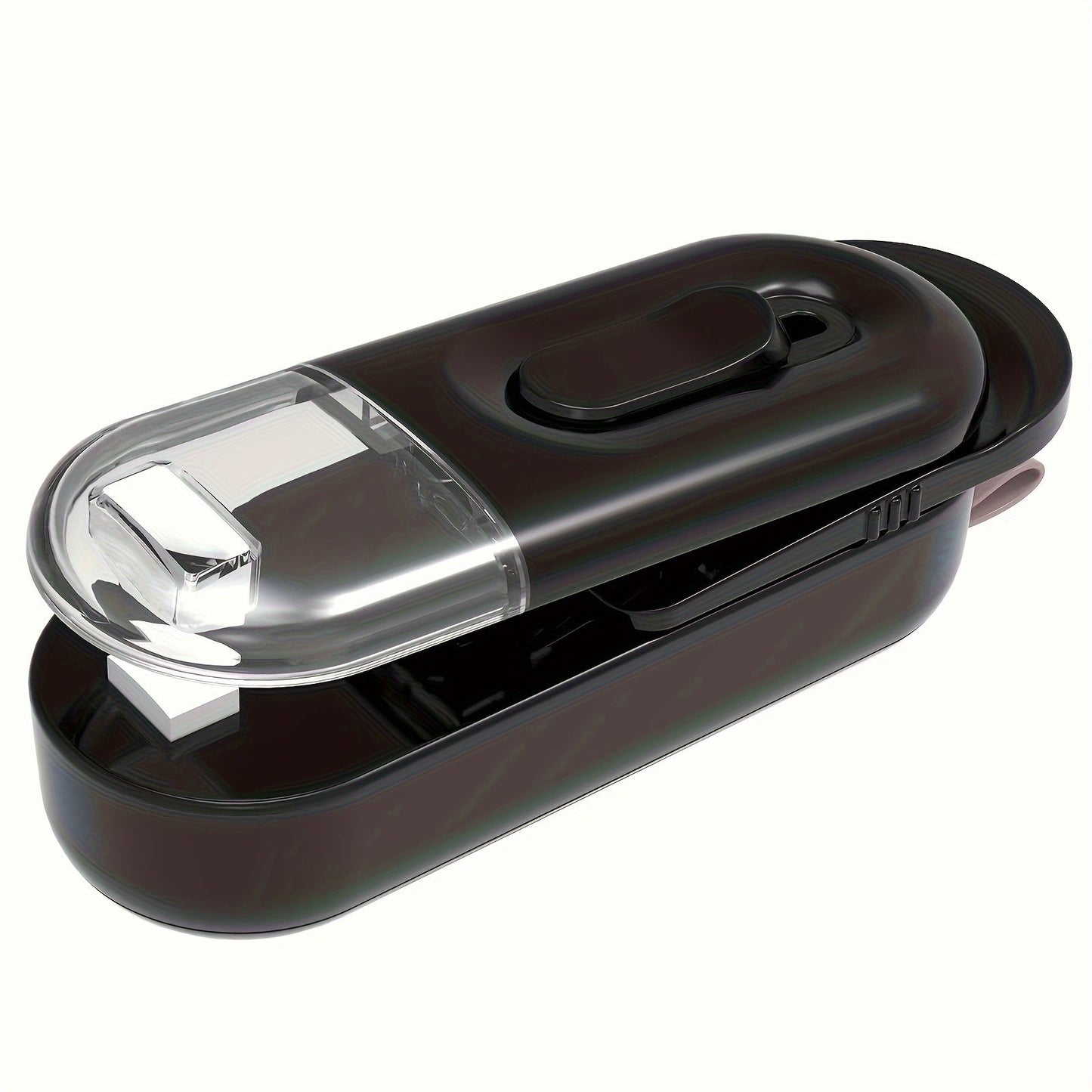 One piece Mini Vacuum Sealer with Heat Sealer and Cutter - a convenient two-in-one portable device perfect for sealing plastic storage bags and keeping food, snacks, and biscuits fresh. An essential kitchen tool for preserving your favorite snacks and