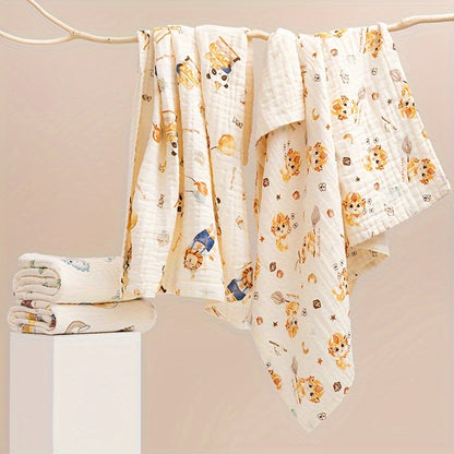 Soft and absorbent cotton face towel for kids, perfect for home bathrooms.