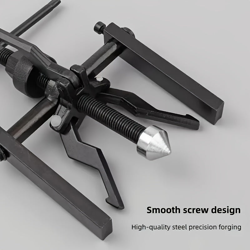 Durable 3-Jaw Puller Set for Bearings, Gears, & Bushings | Adjustable Carbon Steel Extractor | Reliable Automotive Tool Kit