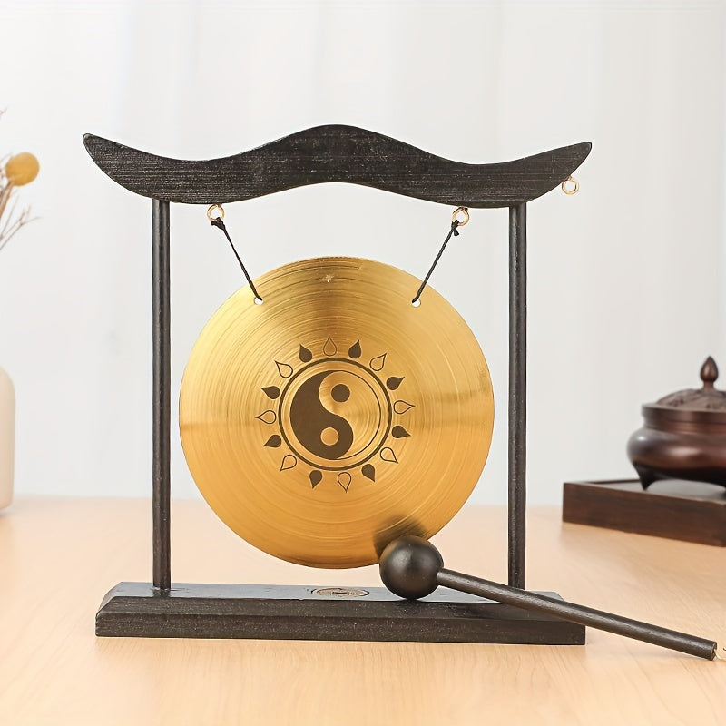 1pc Meditation Gong for Yoga, Home, and Office Relaxation.