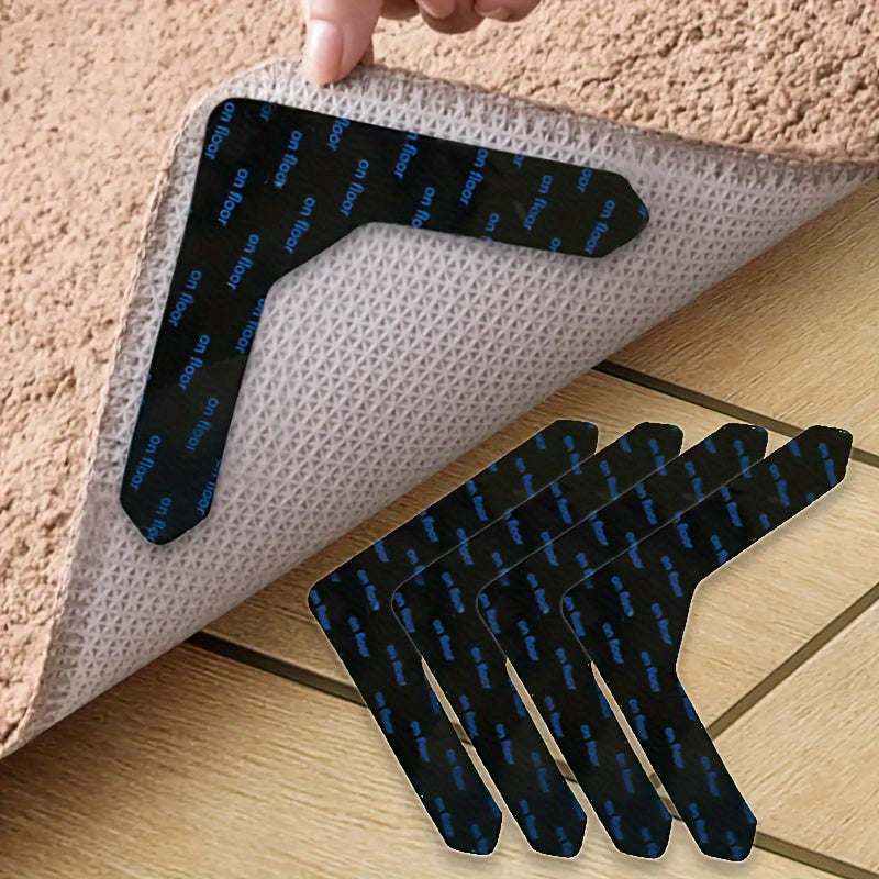 Essential Home Decor Item: Non-Slip Carpet Gripper Tape - Anti-Curl, Removable Adhesive for Kitchen, Living Room, Bathroom