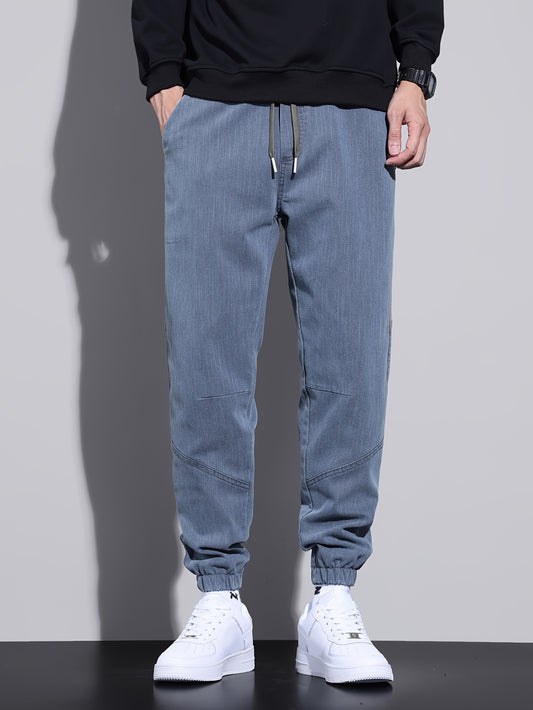 Men's casual drawstring sweatpants for fall and winter.