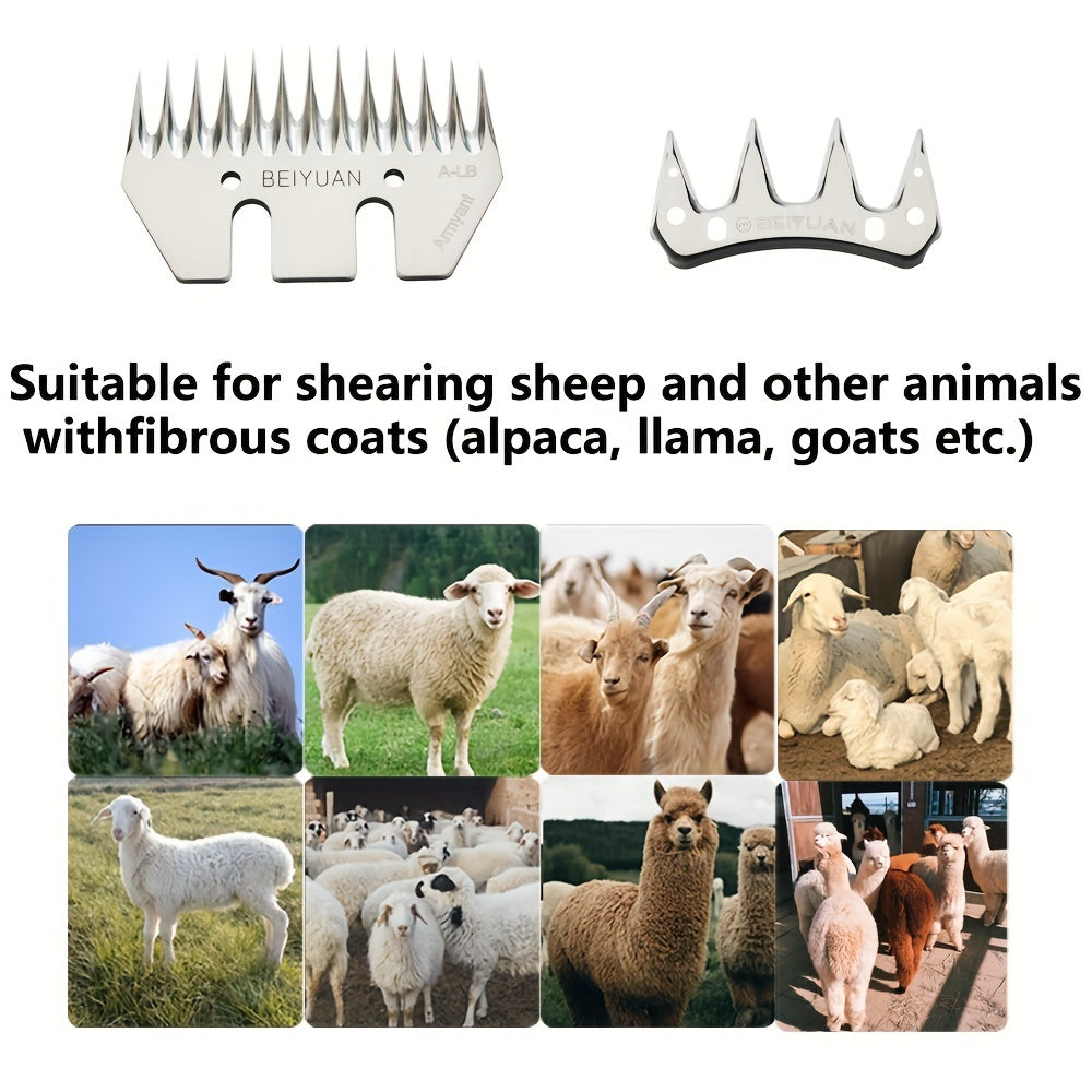 Replacement blades to fit Oster, Lister, and Heiniger sheep clippers for grooming sheep, goats, lambs, llamas, and alpacas.