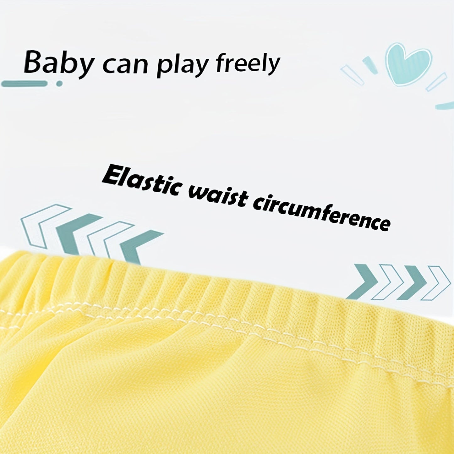 Reusable washable pull-up diaper covers, made of a mixed color knit fabric with elastic design, suitable for ages 0-6 years. It comes in a pack of 6 and is made of polyester material.