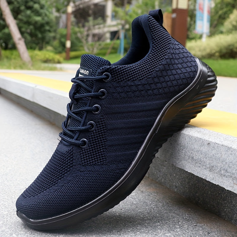 Men's Breathable Knit Loafers with Slip-On design, Comfortable Non-Slip Sole, Casual Style, Ideal for Outdoor Activities throughout the year.