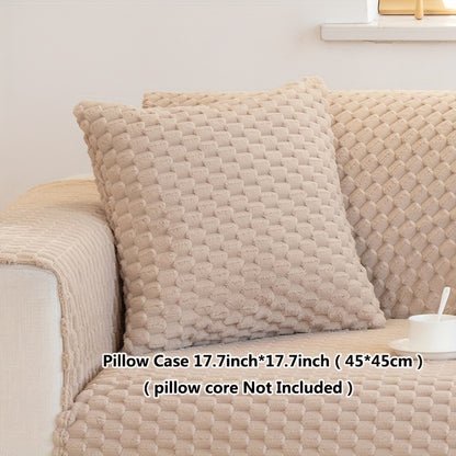 Modern sofa slipcover is stylish and pet-friendly, non-slip for all seasons, fits single to four-seater sofas, machine washable, includes square cushion, backrest, and armrest.