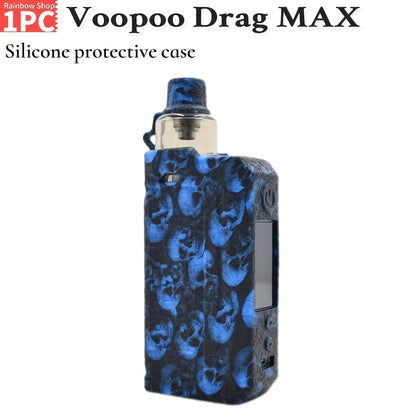 DRAG MAX Silicone Protective Case: Textured Soft Shell, Shockproof Cover for Voopoo E-Cigarettes