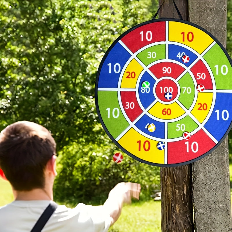 Get ready for hours of fun with the 12-piece Sticky Dart Board Game Set! Perfect for indoor or outdoor play, this interactive party game is a great way for families to bond. This educational throwing toy for kids makes a perfect Christmas, Halloween, or